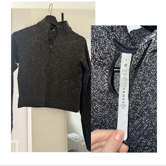 lululemon athletica Jackets & Blazers - lululemon athletica Crop Black Jacket/ Hoodie